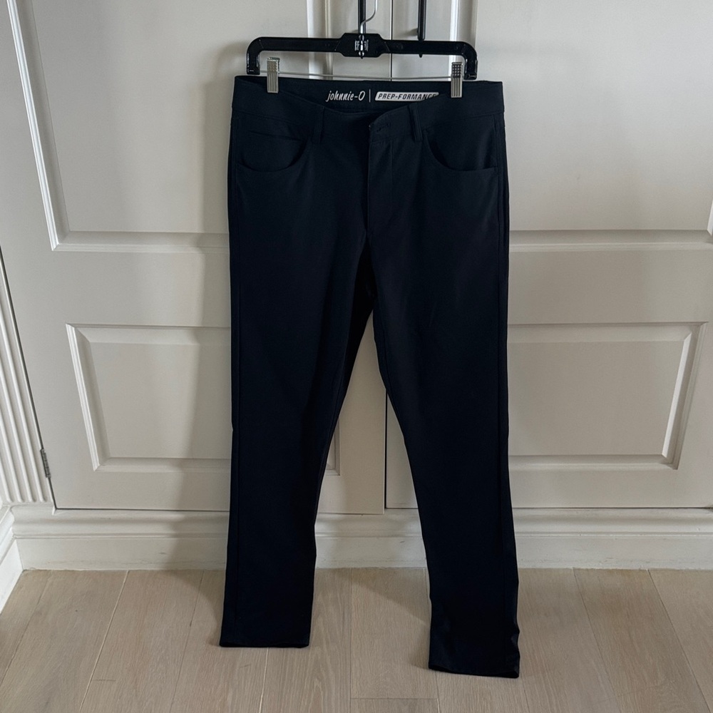 Johnnie-O Black Prep-Performance Golf Pants